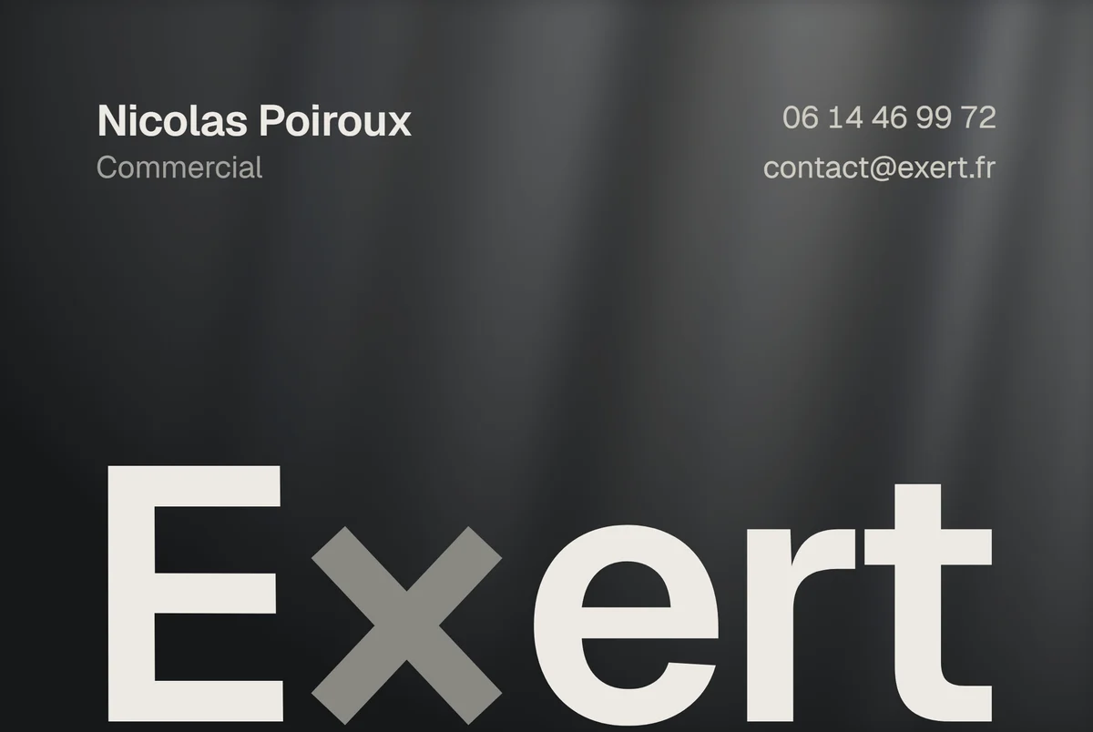 La carte de visite Exert